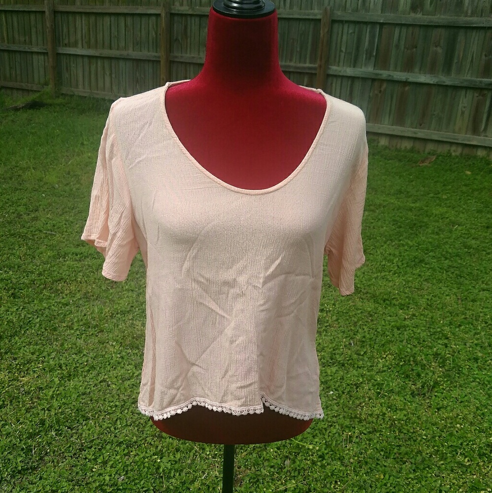 Freebird pink blouse